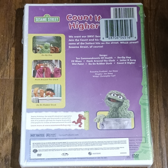 Sesame Street COUNT IT HIGHER on DVD - Picture 2 of 2